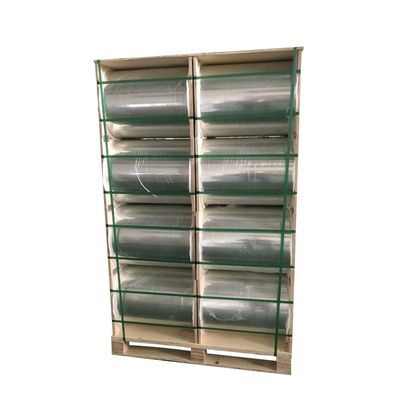 Qualität  Clear And White Shrink PET TD SHRINK FILM With High Shrinkage 40mic 45mic 75% usine